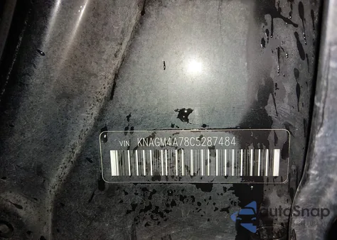 2012 Kia Optima Lx z USA, uszkodzony, nr VIN KNAGM4A78C5287484